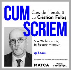 „Cum scriem“ – PREZENȚĂ ONLINE (prin Zoom)